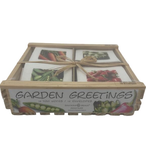 Note Cards 16 Vegetable Themed Cards by Savoring Grace Greetings - Picture 2 of 4